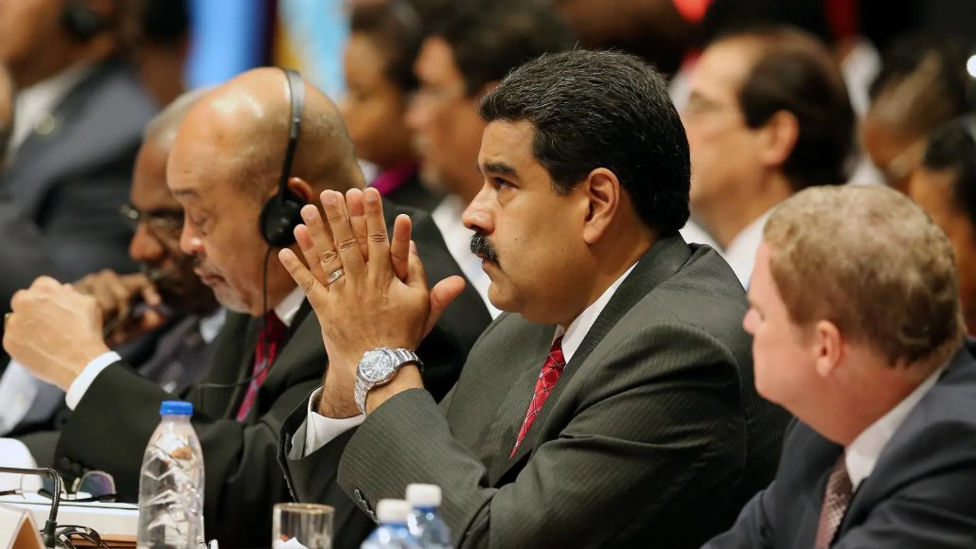 Maduro durante la VII Cumbre de la Asociación de Estados del Caribe (AEC) en La Habana