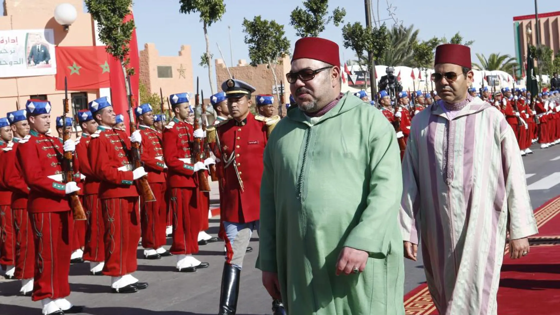 El rey de Marruecos, Mohamed VI, en El Aaiún