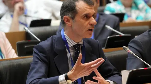 José Manuel Herrero durante su intervención en el Congreso de los Diputados