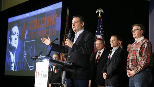 Ted Cruz, en Las Vegas