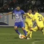  1-0. La Ponferradina ahoga sus penas en la Copa y sorprende al Villarreal