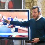 El alcalde de Valladolid, Óscar Puente hace balance del viaje a India