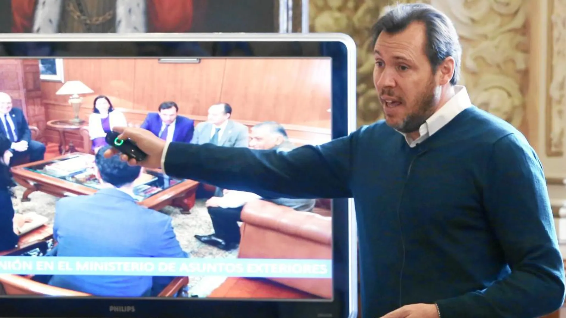 El alcalde de Valladolid, Óscar Puente hace balance del viaje a India