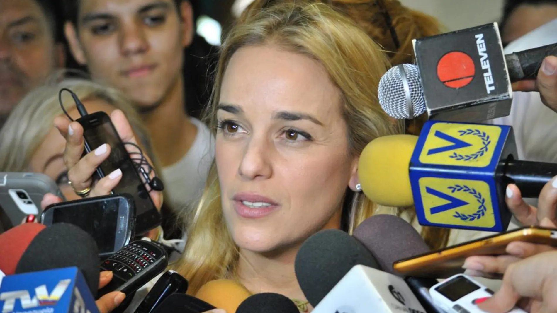 Lilian Tintori, esposa del líder opositor Leopoldo López