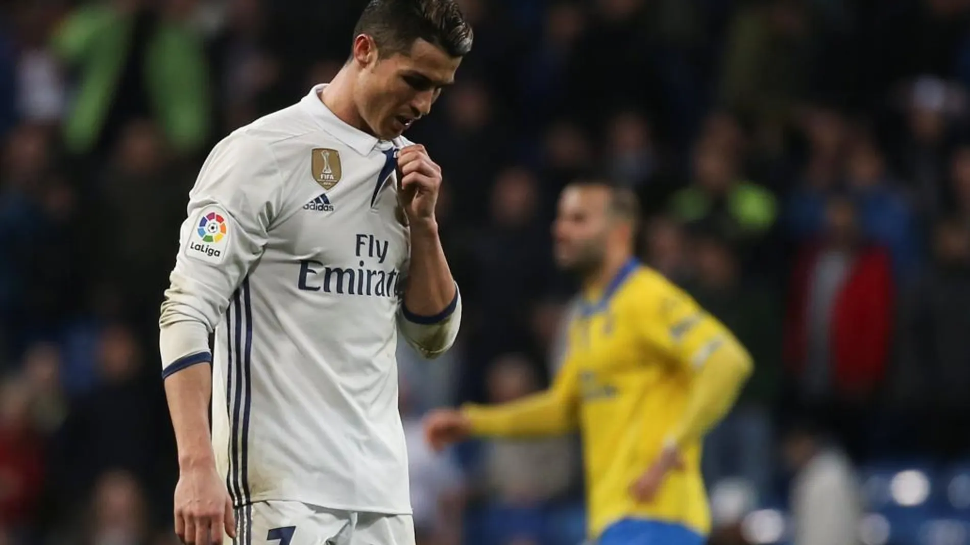 Cristiano Ronaldo durante el partido ante Las Palmas