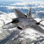 Imagen de archivo de un F-22 Raptor