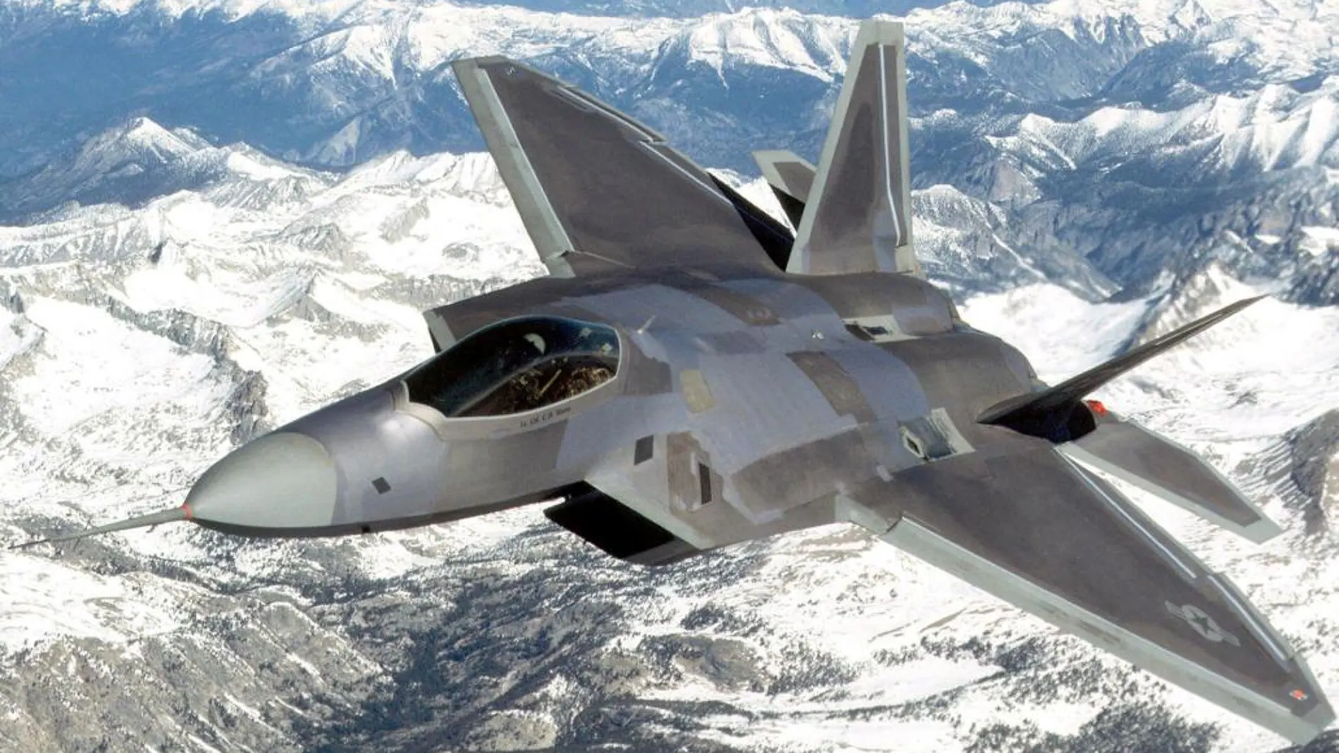 Imagen de archivo de un F-22 Raptor