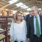 Javier Iglesias y Mayte Martín en el marco de la Feria Salamaq 2017