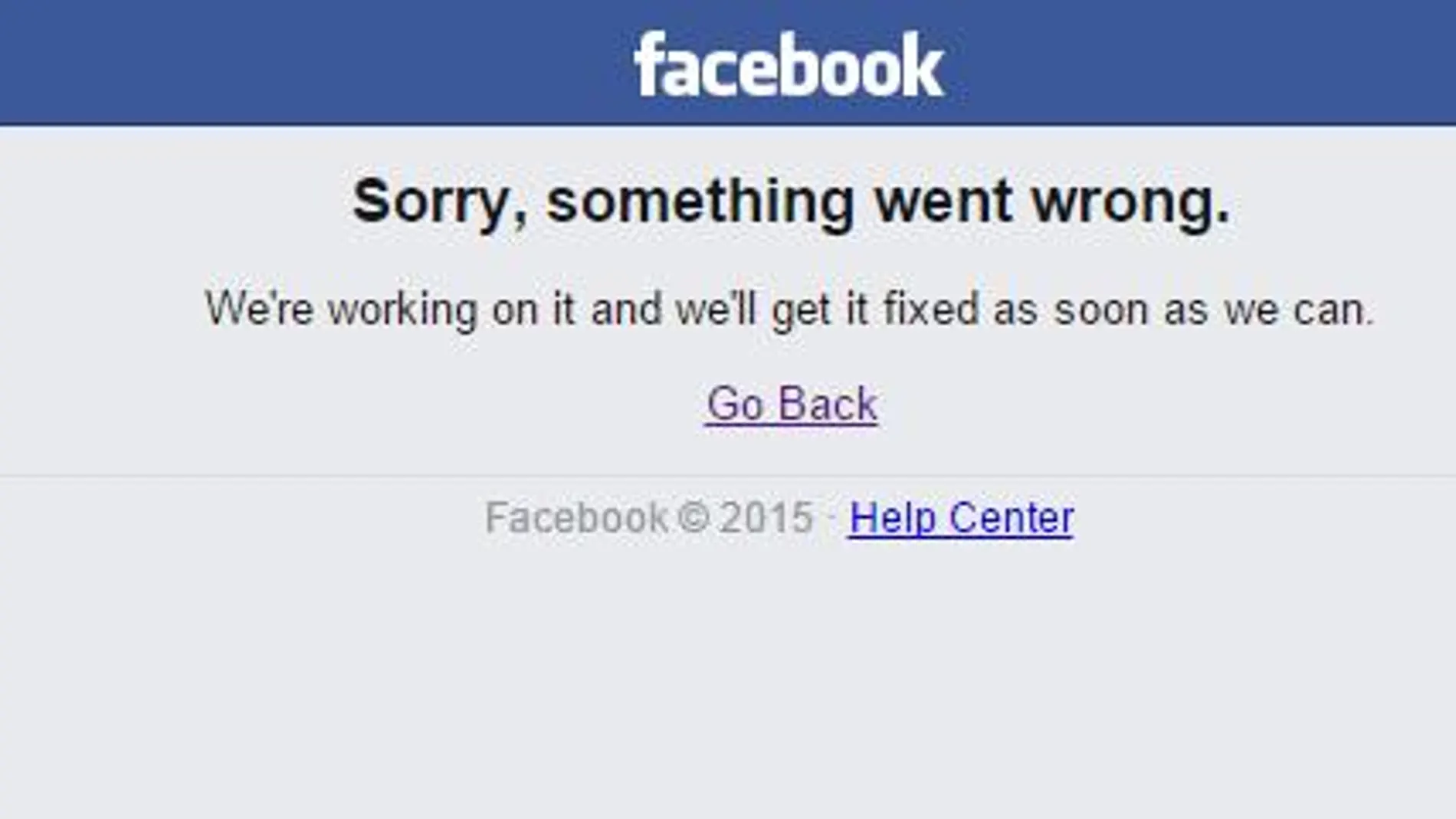 Facebook se cae por segunda vez en una semana