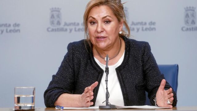 La vicepresidenta de la Junta, Rosa Valdeón, informa de los acuerdos aprobados en el Consejo de Gobierno