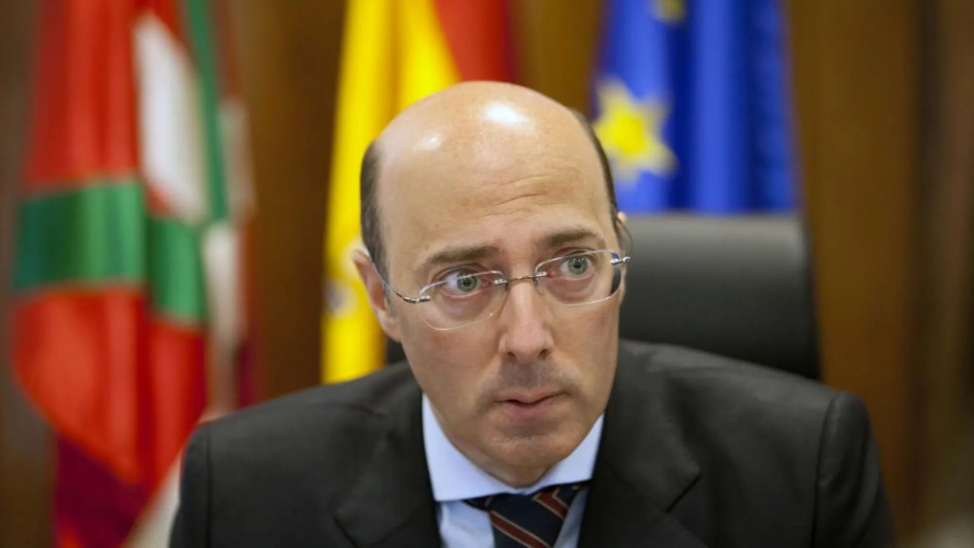 El delegado del Gobierno en el País Vasco, Carlos Urquijo