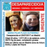Cartel difundido por SOS Desaparecidos.
