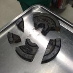 Imagen de las distintas partes de la pesa