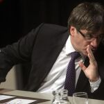 El presidente catalán, Carles Puigdemont durante la entrega del XXIX Premi Internacional Catalunya