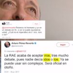 El académico Arturo Pérez Reverte lo desveló en la red social Twitter