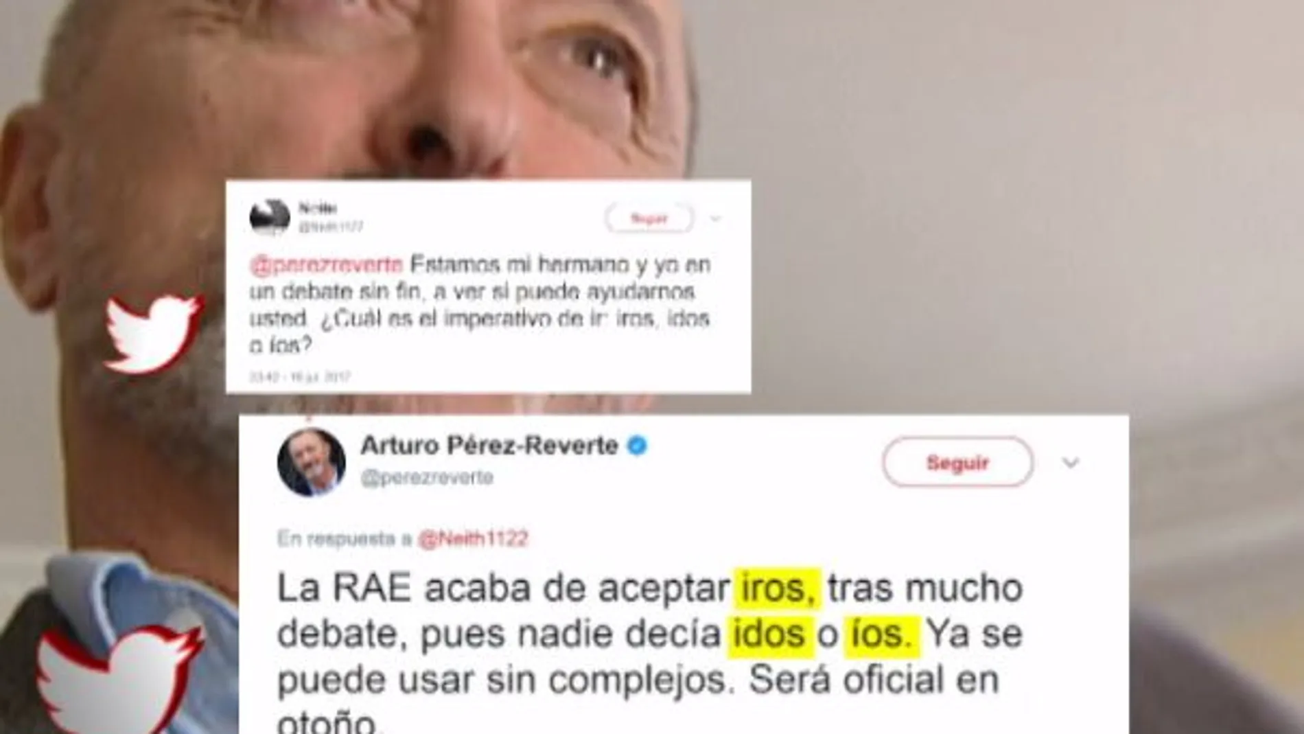 El académico Arturo Pérez Reverte lo desveló en la red social Twitter