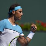 Rafael Nadal, durante el partido