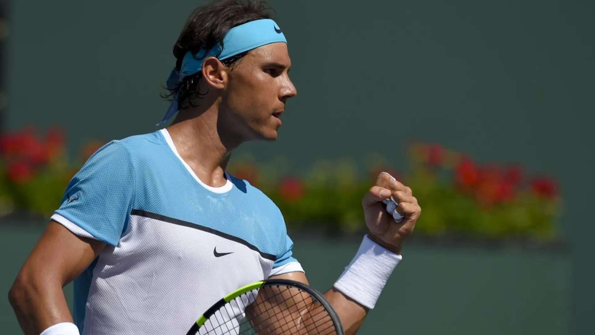 Rafael Nadal, durante el partido