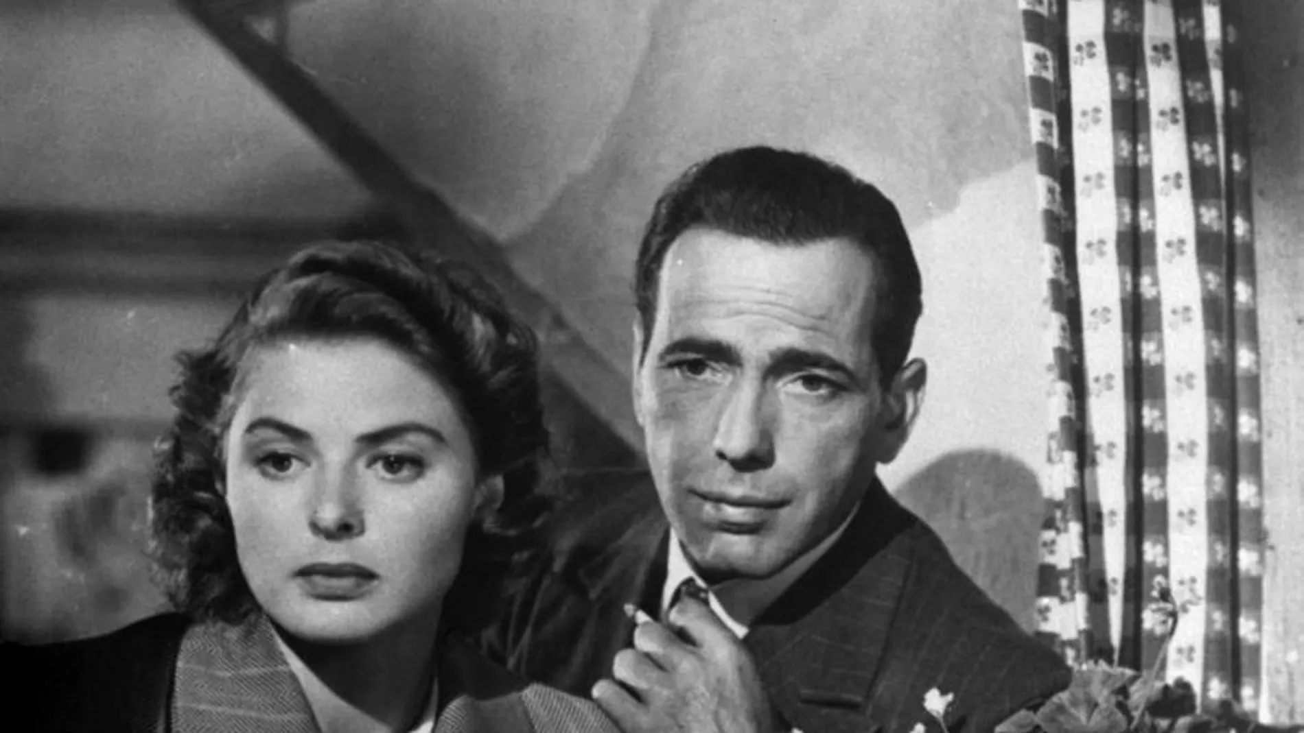 Con Ingrid Bergman en "Casablanca"