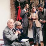 Joan Miró, junto con su amigo Josep Maria Sert.