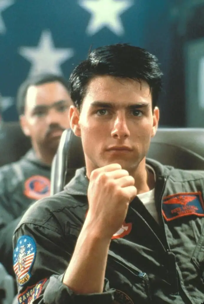 Tom Cruise en la película «Top Gun»