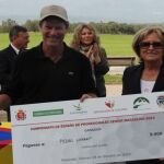 Pedro Linhart, al ganar el titulo el pasado año