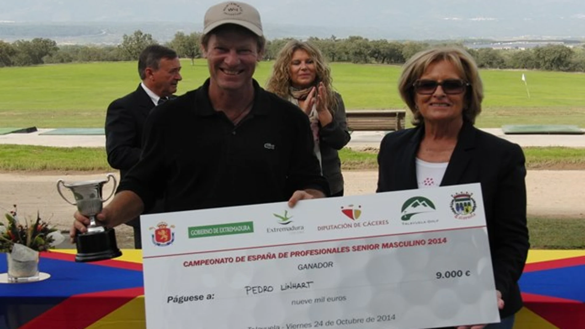 Pedro Linhart, al ganar el titulo el pasado año