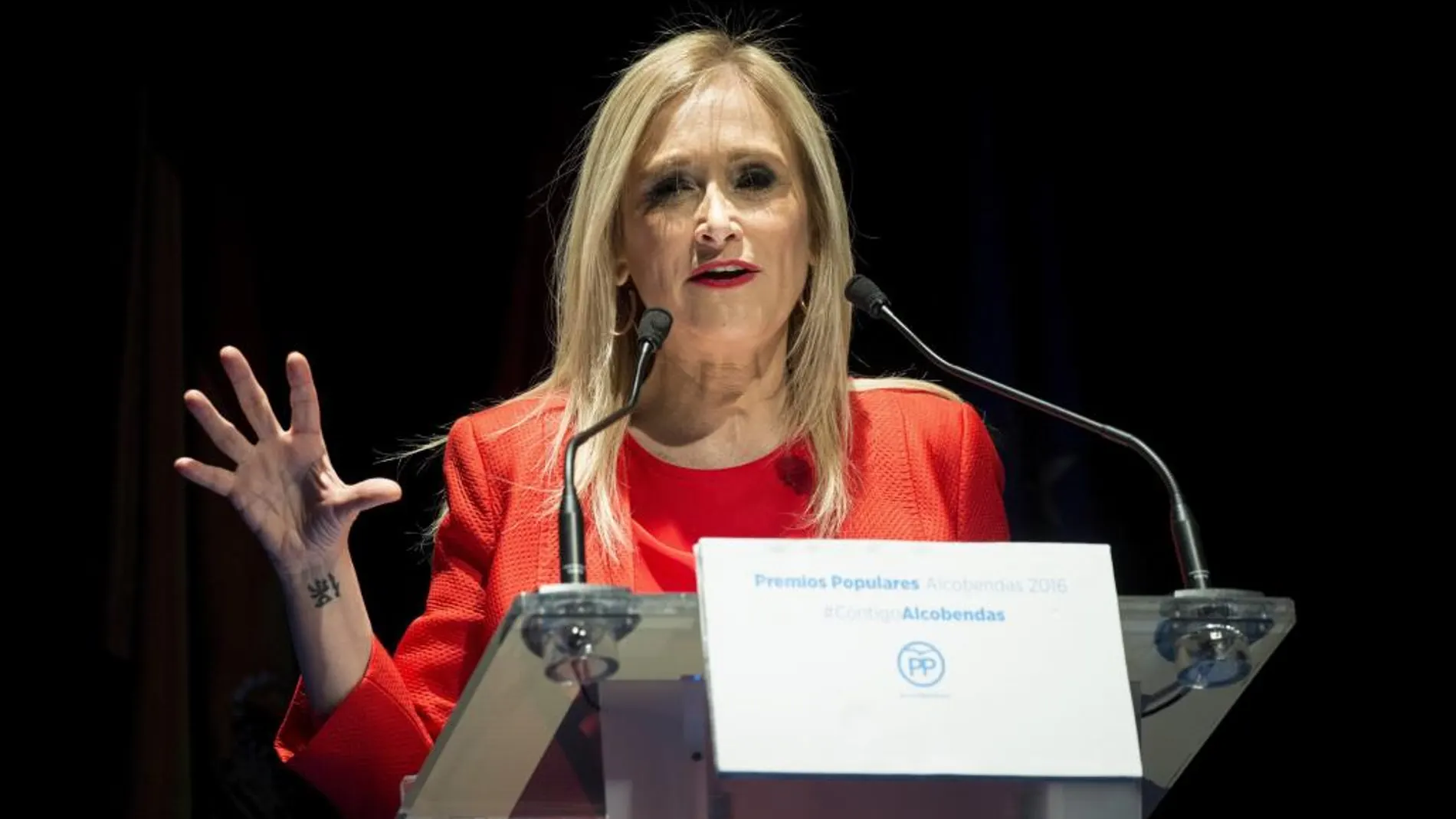 La presidenta del PP de Madrid, Cristina Cifuentes.