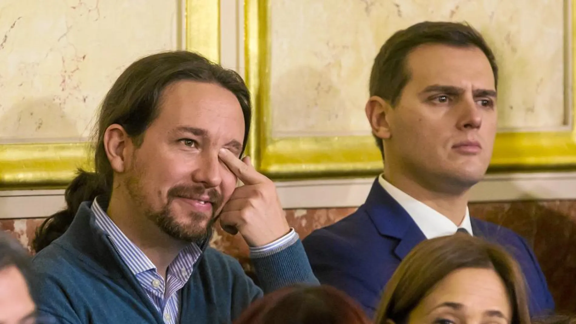 Iglesias y Rivera, líderes de Podemos y Ciudadanos, respectivamente