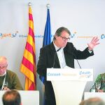 Artur Mas presidió ayer el Consell Nacional de CDC en Bellaterra, donde anunció la refundación del partido