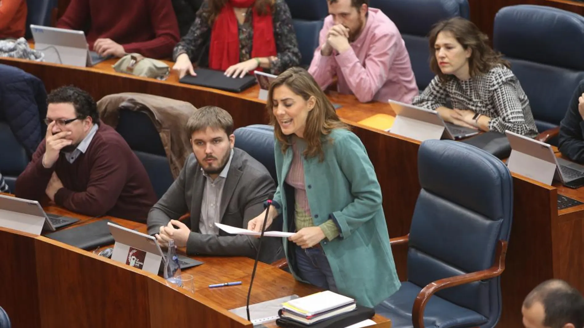 Lorena Ruiz Huerta es la sustituta de López en la portavocía de Podemos