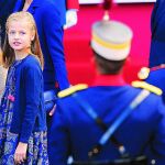 La Princesa de Asturias, en el desfile militar del pasado 12 de octubre