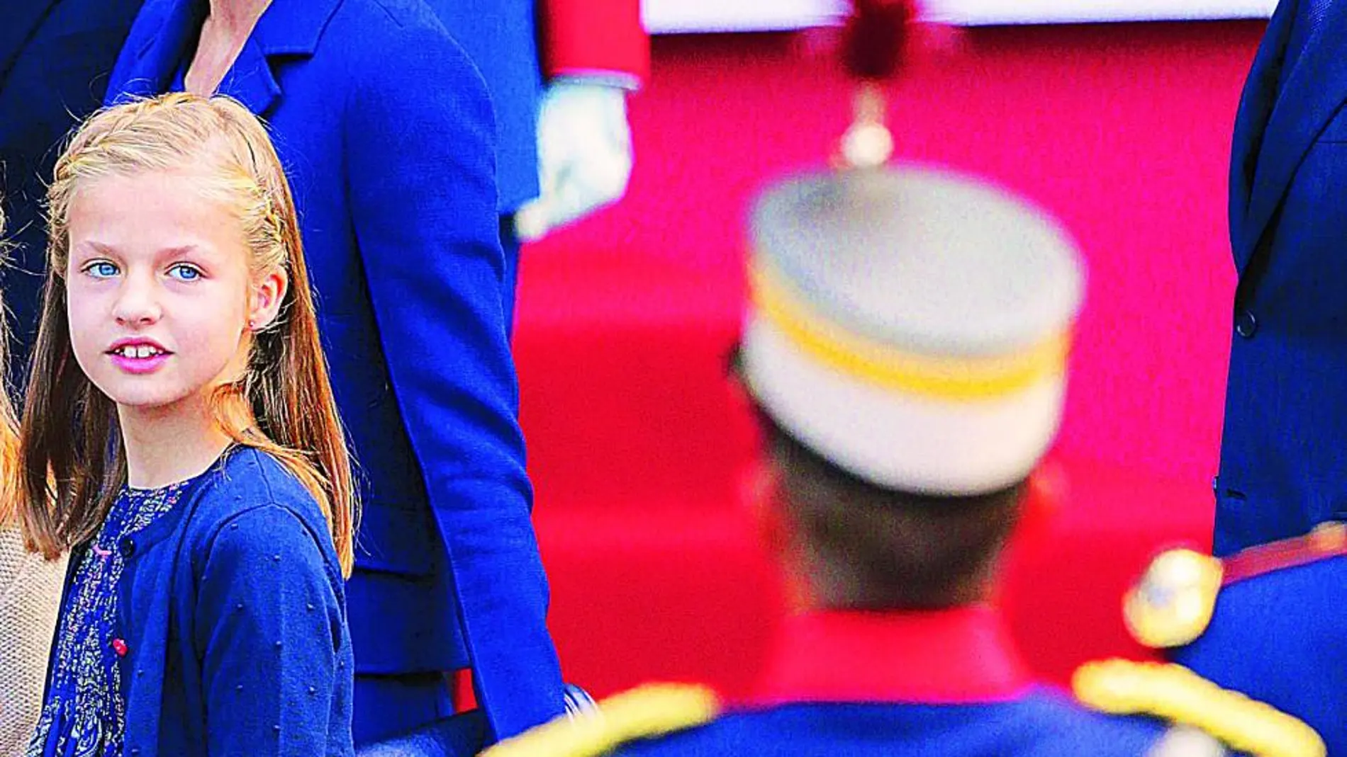 La Princesa de Asturias, en el desfile militar del pasado 12 de octubre