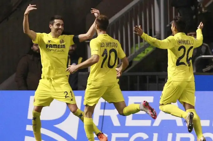1-2. Un penalti en el descuento prolonga la serie triunfal del Villarreal
