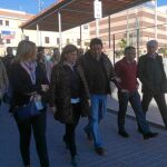 Bonig, visitó la Feria de la Purísima de Segorbe junto al presidente de la Diputación de Castellón, Moliner y el número uno por Castellón, Barrachina