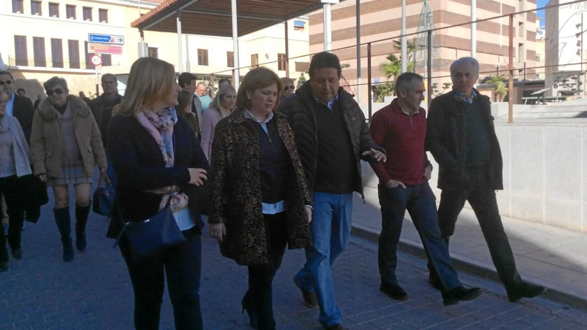 Bonig, visitó la Feria de la Purísima de Segorbe junto al presidente de la Diputación de Castellón, Moliner y el número uno por Castellón, Barrachina