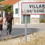 Entrada al pueblo de Villar de Cañas