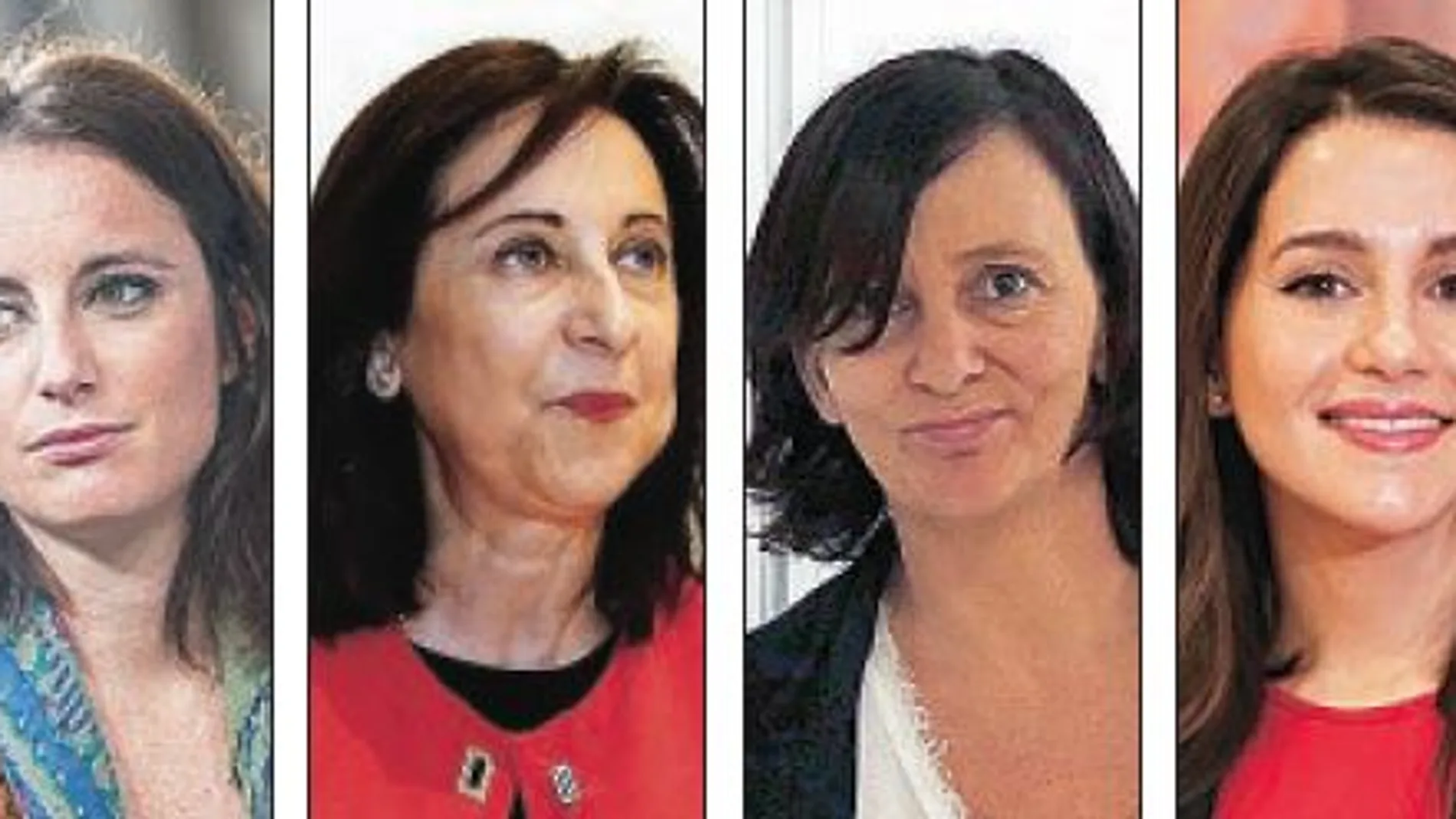 Andrea Levy, Margarira Robles, Carolina Bescansa e Inés Arrimadas