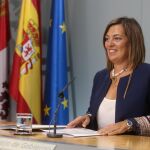 La portavoz de la Junta, Milagros Marcos, informa de los asuntos aprobados en el Consejo de Gobierno
