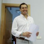 El presidente del PP andaluz, Juanma Moreno