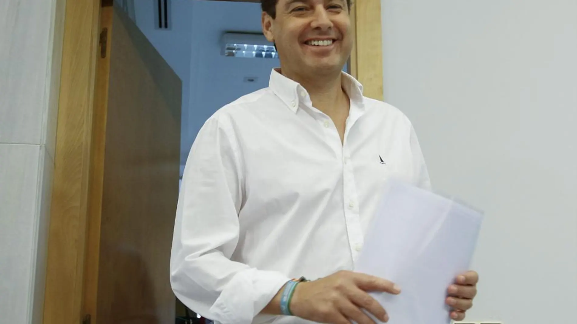 El presidente del PP andaluz, Juanma Moreno