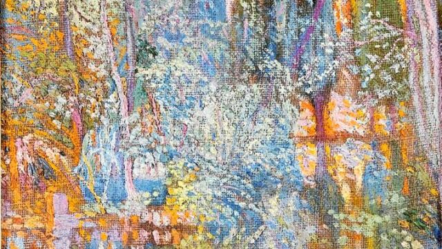 Pintura. El cuadro «El lago de Vilabertran»