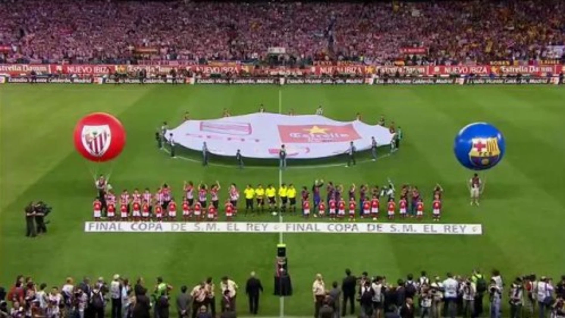 Final de la Copa del Rey entre el Barça y el Athletic Club de Bilbao