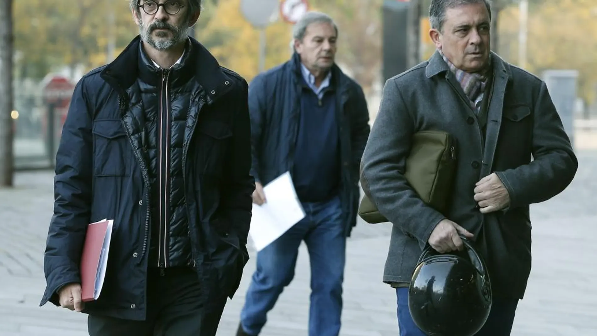 Imagen de archivo de Jordi Pujol Ferrusola, primogénito del expresidente de la Generalitat, acompañado de su abogado Cristobal Martell