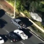 Espectacular persecución policial en California