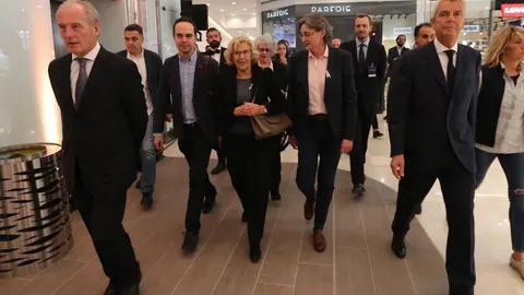 Carmena en la inauguración del nuevo centro comercial