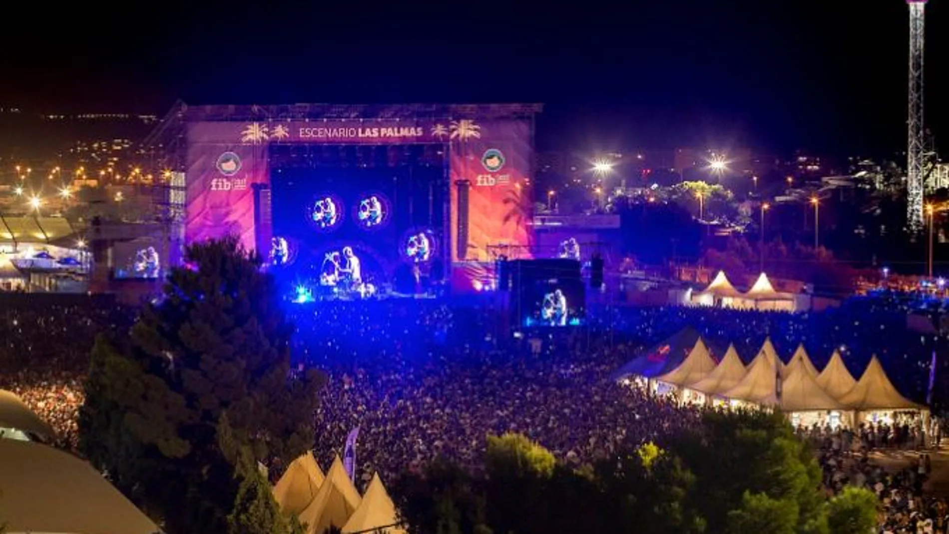 Escenario del Festival Internacional de Benicasim.