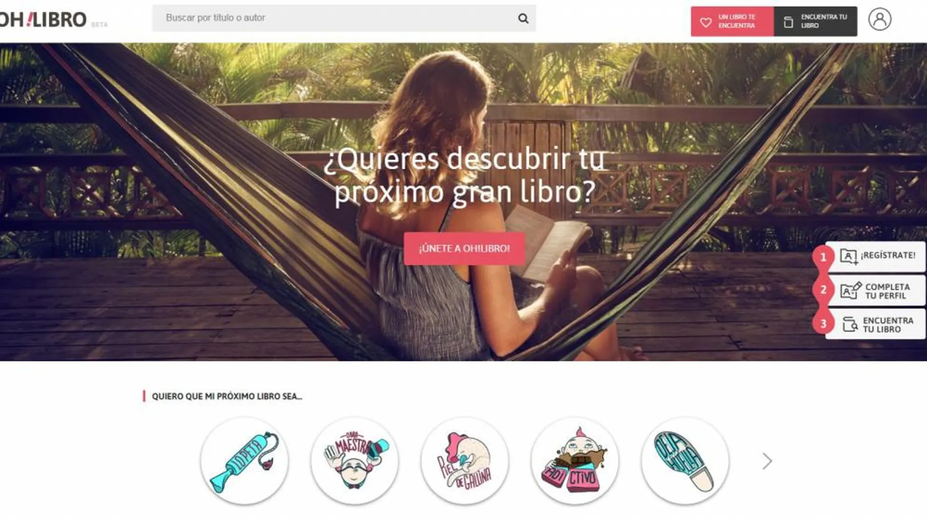 Nace Oh!Libro, una nueva plataforma digital basada en la valoración emocional de los lectores