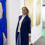 Fiona Ferrer en la feria de arte