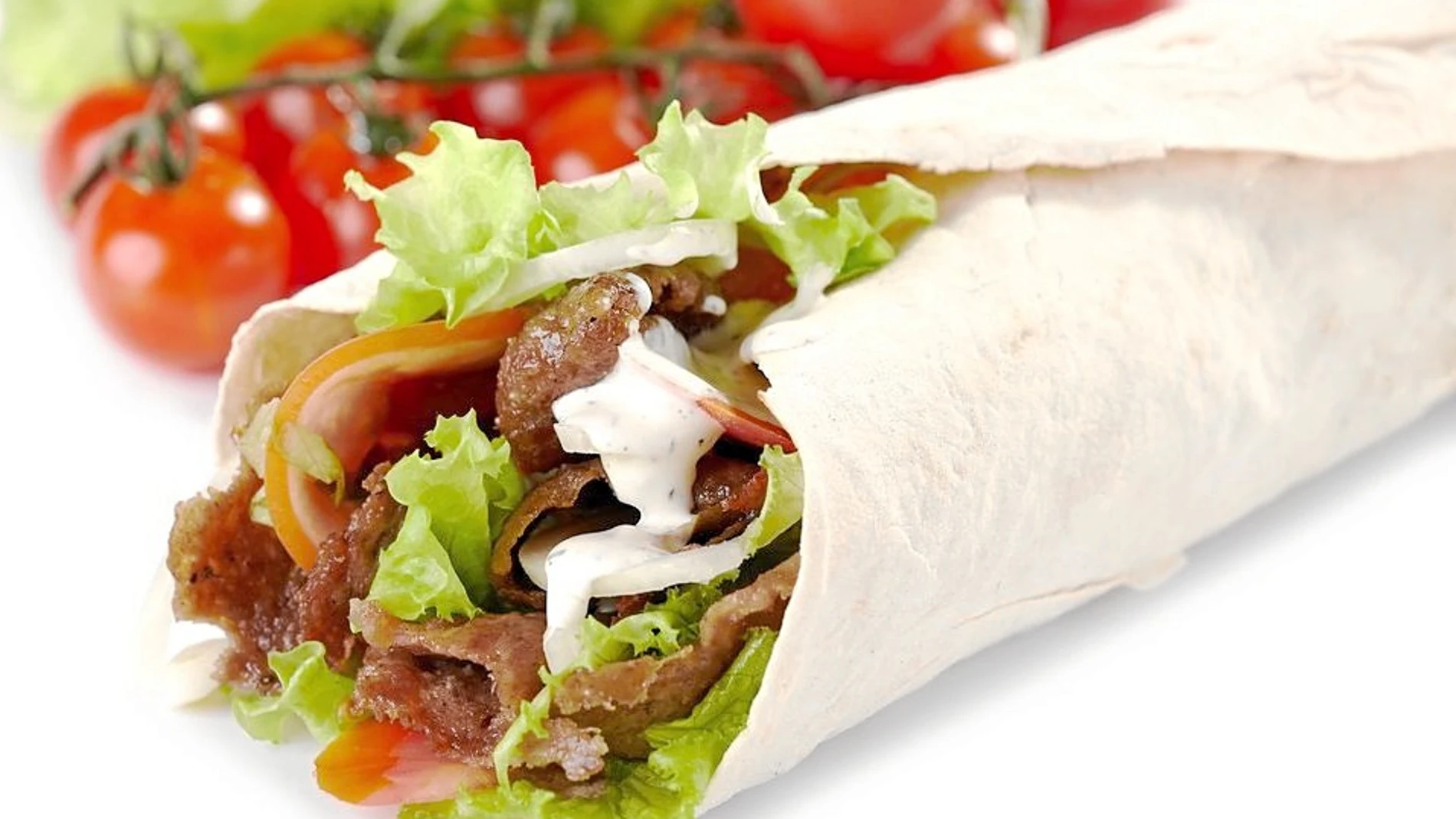 El calorímetro: 1 kebab de ternera con salsa de yogur